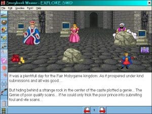 Storybook Weaver Deluxe Gameplay (Windows 3.x)