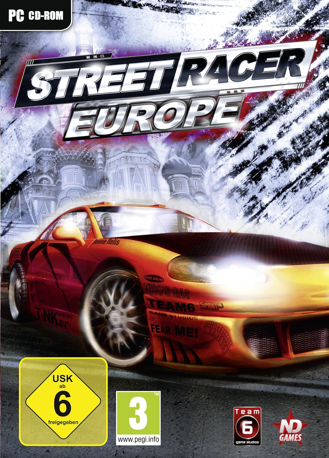 Street Racer Europe Game Cover