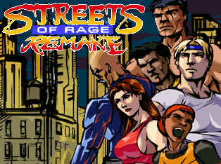 Streets of Rage Remake Game Cover