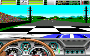 Stunt Driver Gameplay (DOS)