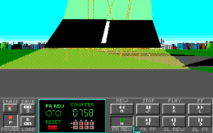 Stunt Driver Gameplay (DOS)