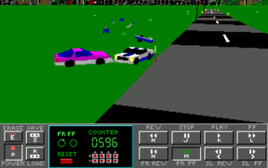 Stunt Driver Gameplay (DOS)