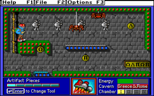 Super Solvers Challenge of the Ancient Empires Gameplay (DOS)