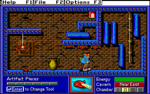 Super Solvers Challenge of the Ancient Empires Gameplay (DOS)