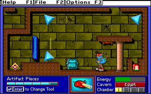 Super Solvers Challenge of the Ancient Empires Gameplay (DOS)