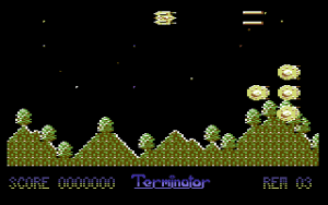 Terminator Gameplay (Commodore 64)