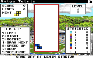Tetris Gameplay (Amiga)