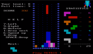 Tetris Gameplay (DOS)