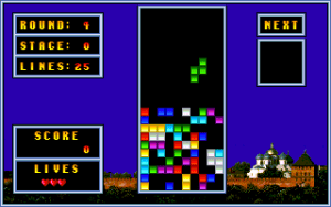 Tetris Gameplay (FM-7)