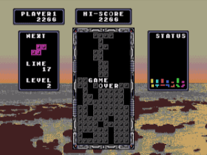 Tetris Gameplay (Sega Genesis)