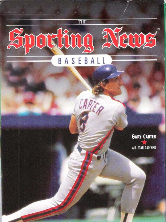 The Sporting News Baseball Game Cover