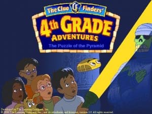 The ClueFinders 4th Grade Adventures: Puzzle of the Pyramid Gameplay (Windows)