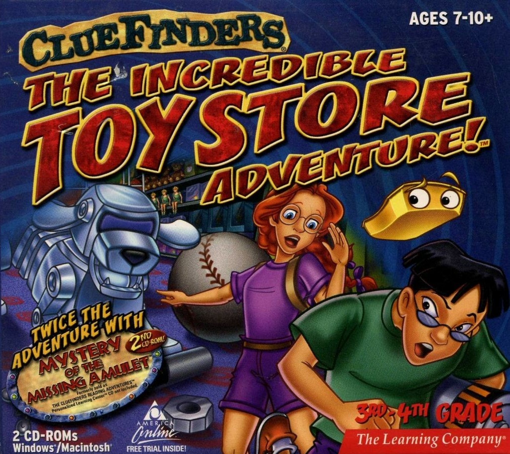 The ClueFinders: The Incredible Toy Store Adventure! Game Cover