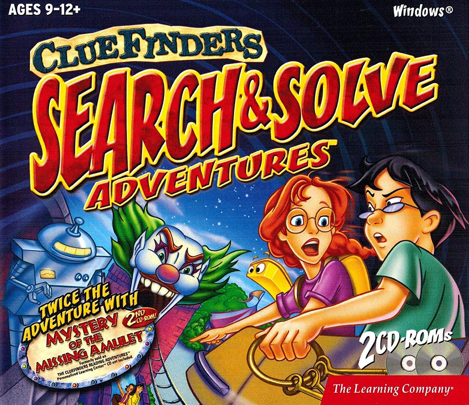 The Cluefinders Search and Solve Adventures: The Phantom Amusement Park Game Cover