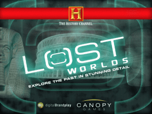 The History Channel: Lost Worlds Gameplay (Windows)