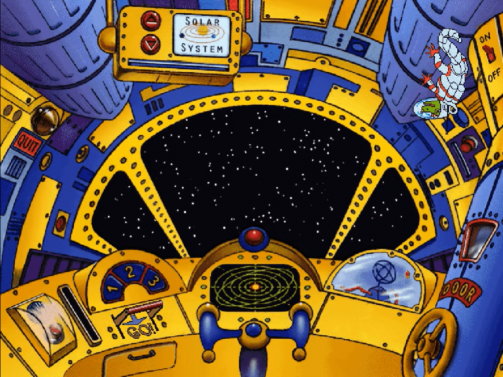 The Magic School Bus Explores the Solar System Gameplay Windows 3.x