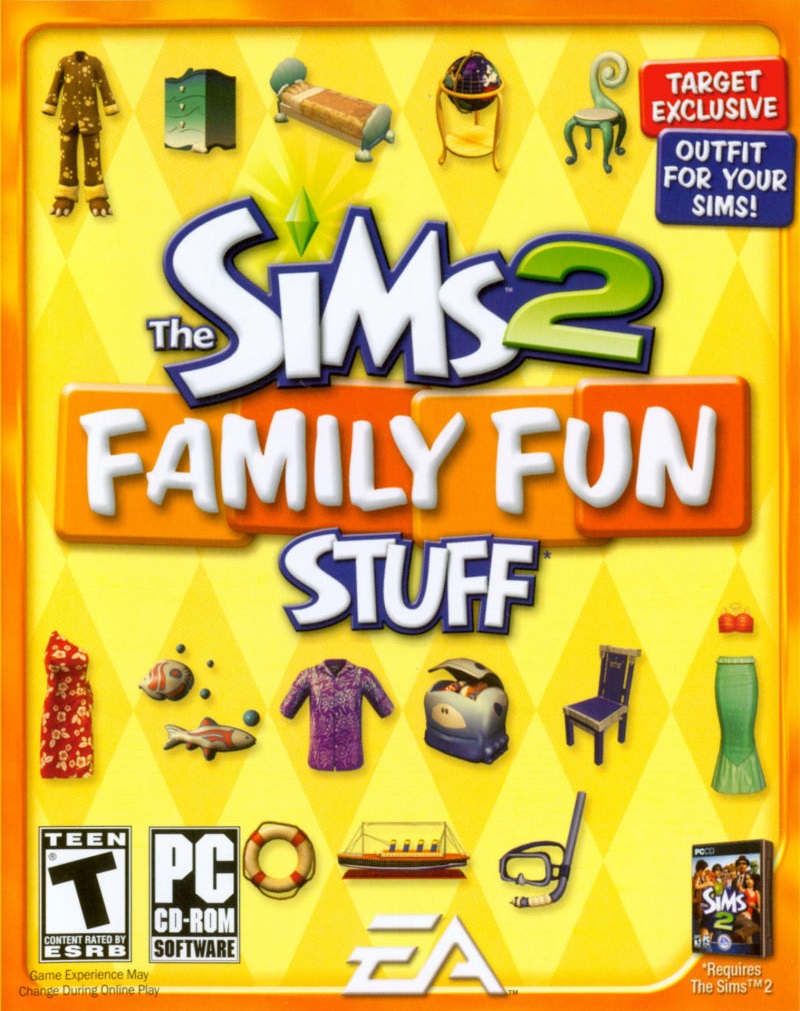 The Sims 2: Family Fun Stuff Game Cover