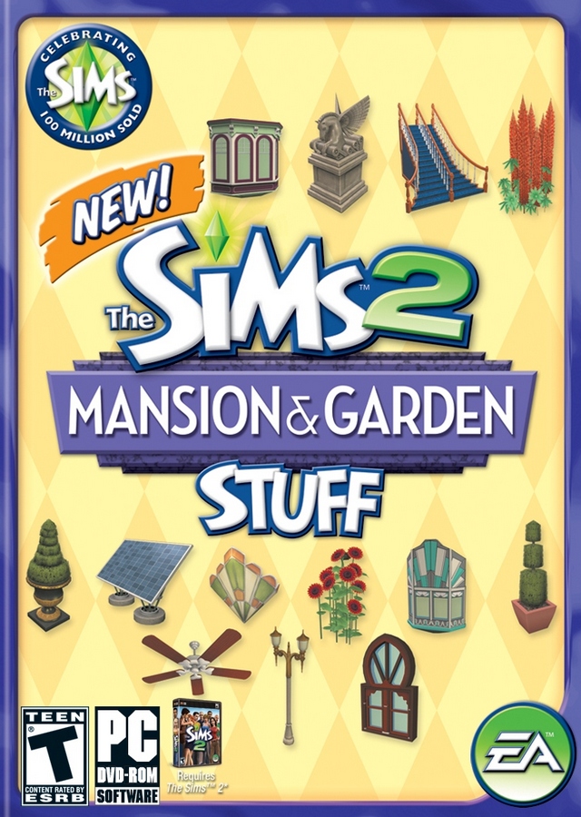 The Sims 2: Mansion & Garden Stuff Game Cover