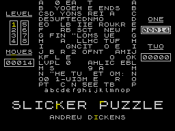 The Slicker Puzzle Gameplay (ZX Spectrum)