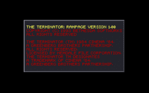 The Terminator: Rampage Gameplay (DOS)