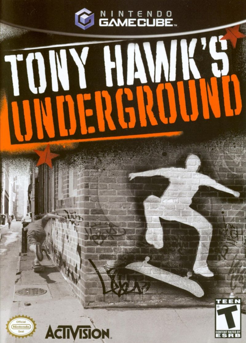 Tony Hawk's Underground Game Cover