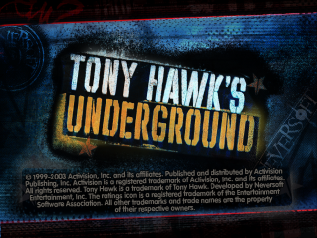 Tony Hawk's Underground Windows Gameplay
