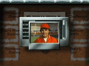 Tony La Russa Baseball 4 Gameplay (Windows)