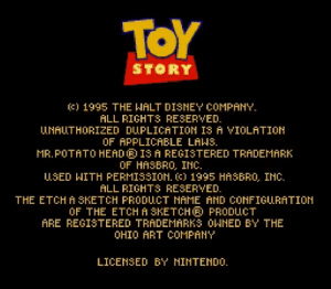 Toy Story Gameplay (Super Nintendo Entertainment System)