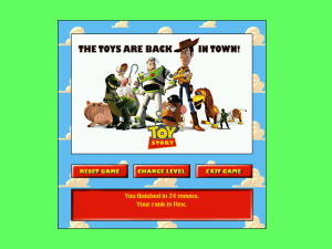 Toy Story: Memory Game Gameplay (Windows)