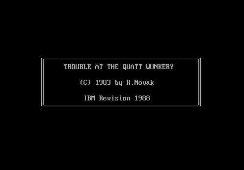 Trouble at the Quatt Wunkery Game Cover