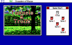 Tunnels & Trolls Crusaders of Khazan Gameplay (DOS)