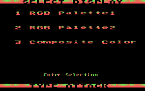 Type Attack Gameplay (DOS)