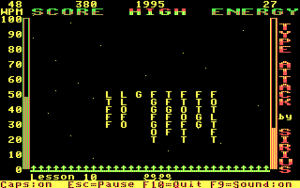 Type Attack Gameplay (DOS)