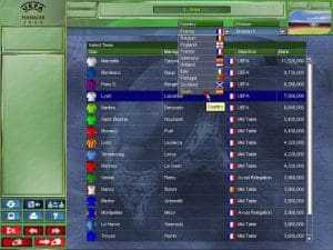 UEFA Manager 2000 Gameplay (Windows)