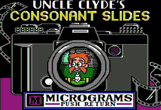 Uncle Clyde's Consonant Slides Game Cover