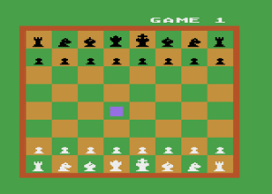 Video Chess Gameplay (Atari 8-bit)
