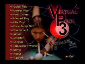 Virtual Pool 3 Gameplay (Windows)