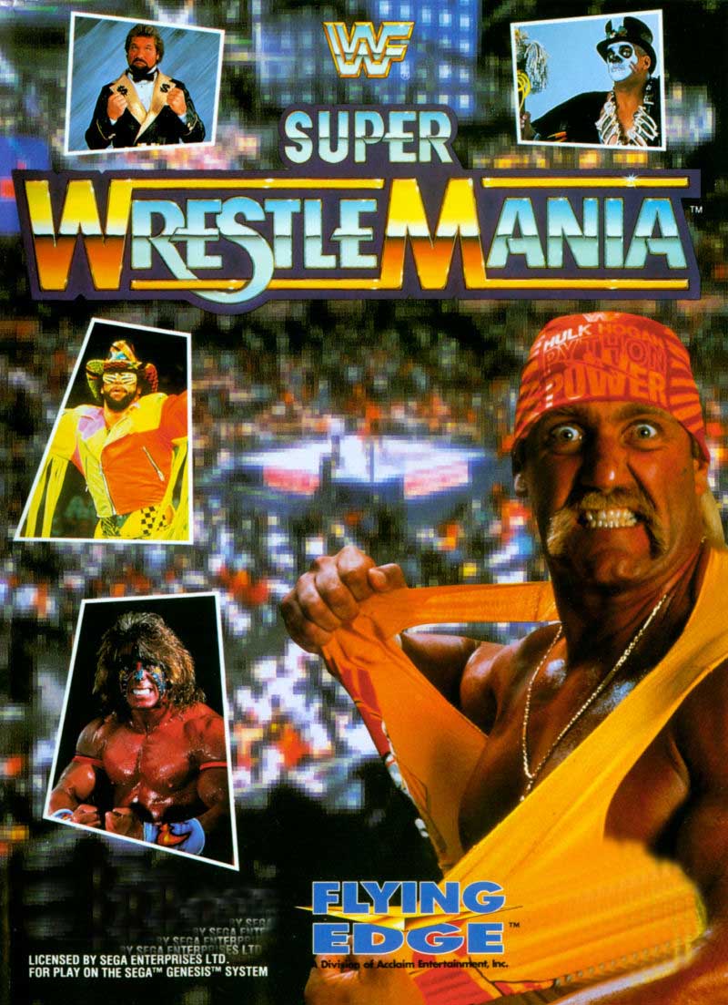 WWF Super WrestleMania Game Cover