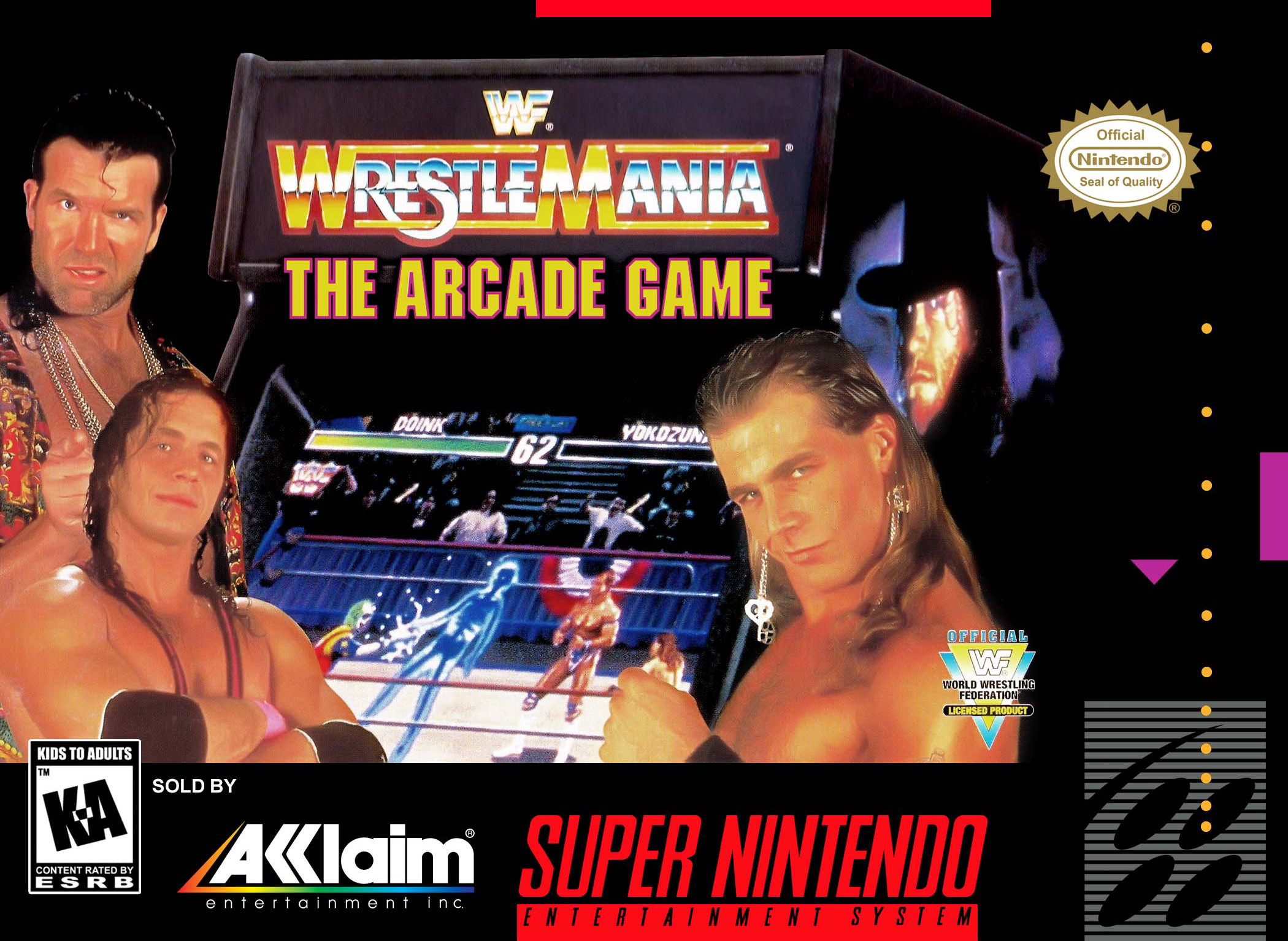 WWF WrestleMania Game Cover