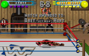 WWF in Your House Gameplay (DOS)