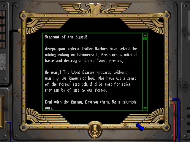 Warhammer 40,000: Chaos Gate Gameplay (Windows)