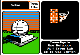 Where in North Dakota Is Carmen Sandiego? Gameplay (Apple II)