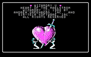 Wizardry V: Heart of the Maelstrom Gameplay (DOS)