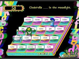 Word Munchers Deluxe Gameplay (Windows)