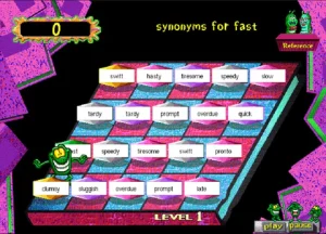 Word Munchers Deluxe Gameplay (Windows)