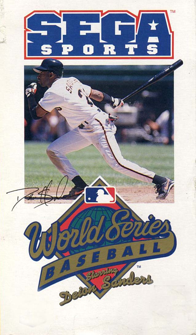 World Series Baseball starring Deion Sanders Game Cover