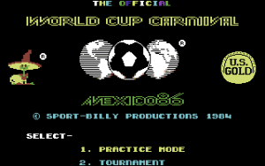 World Cup Carnival Gameplay (Commodore 64)