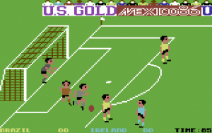 World Cup Carnival Gameplay (Commodore 64)