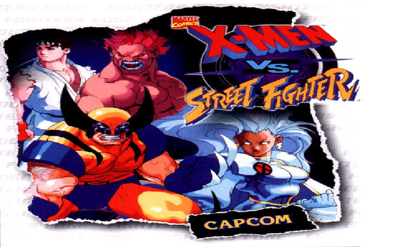 X Men Vs Street Fighter Ps1