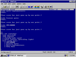 Zork: The Undiscovered Underground Gameplay (Windows)